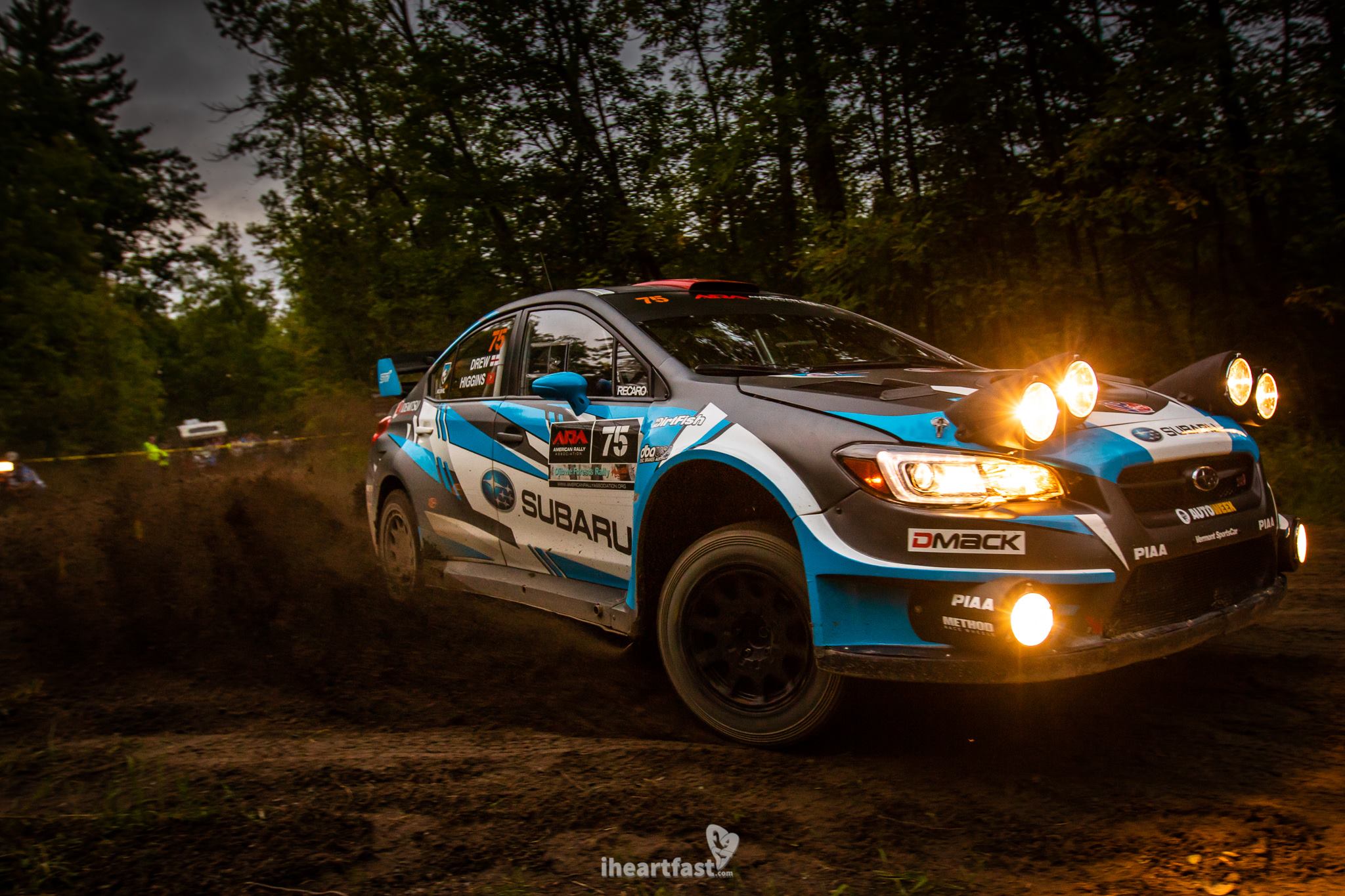 Subaru Rally Team rally lights