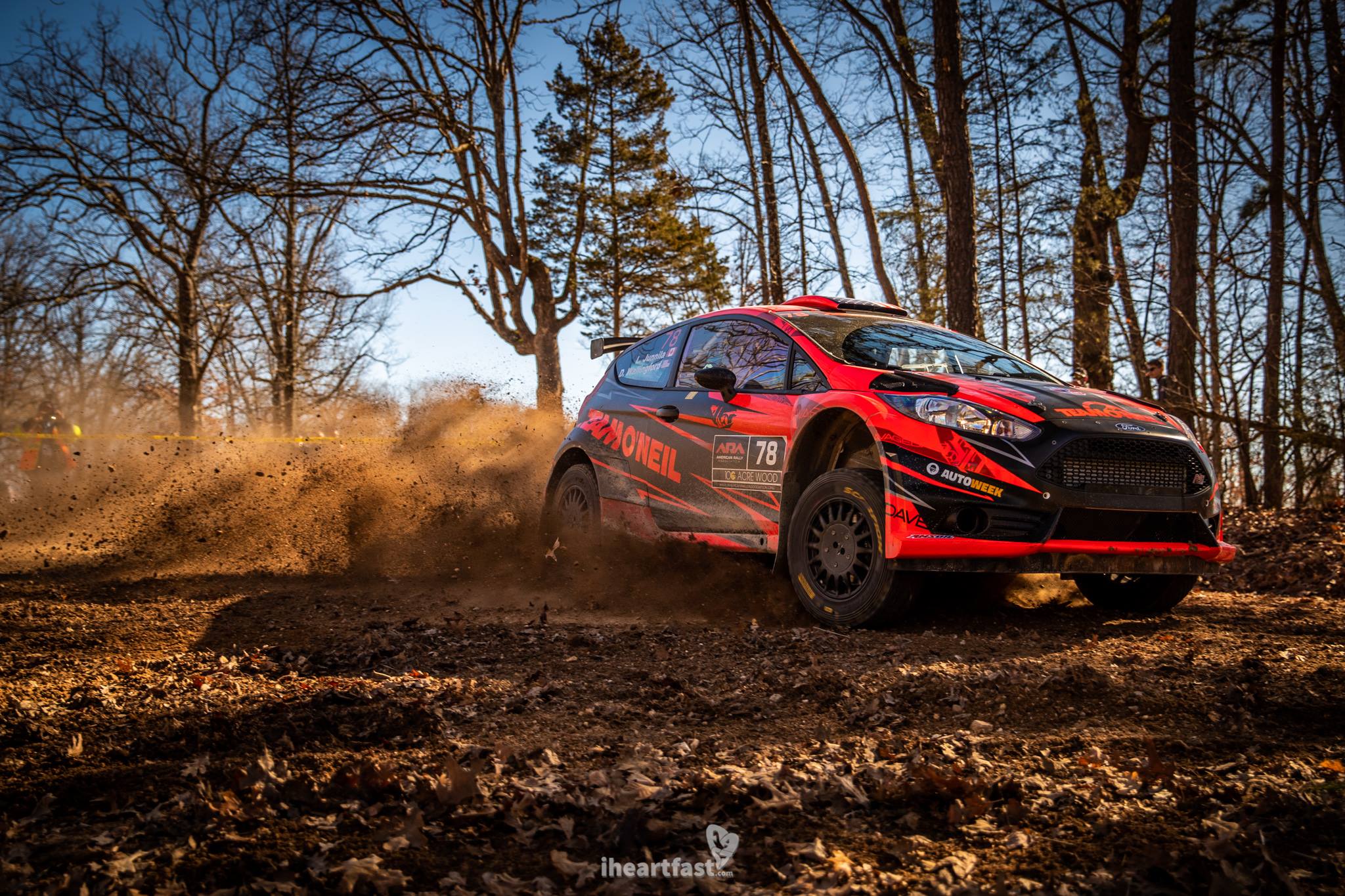 Dave Wallingford and Leanne Junilla make their return to 100AW in a Ford Fiesta R5