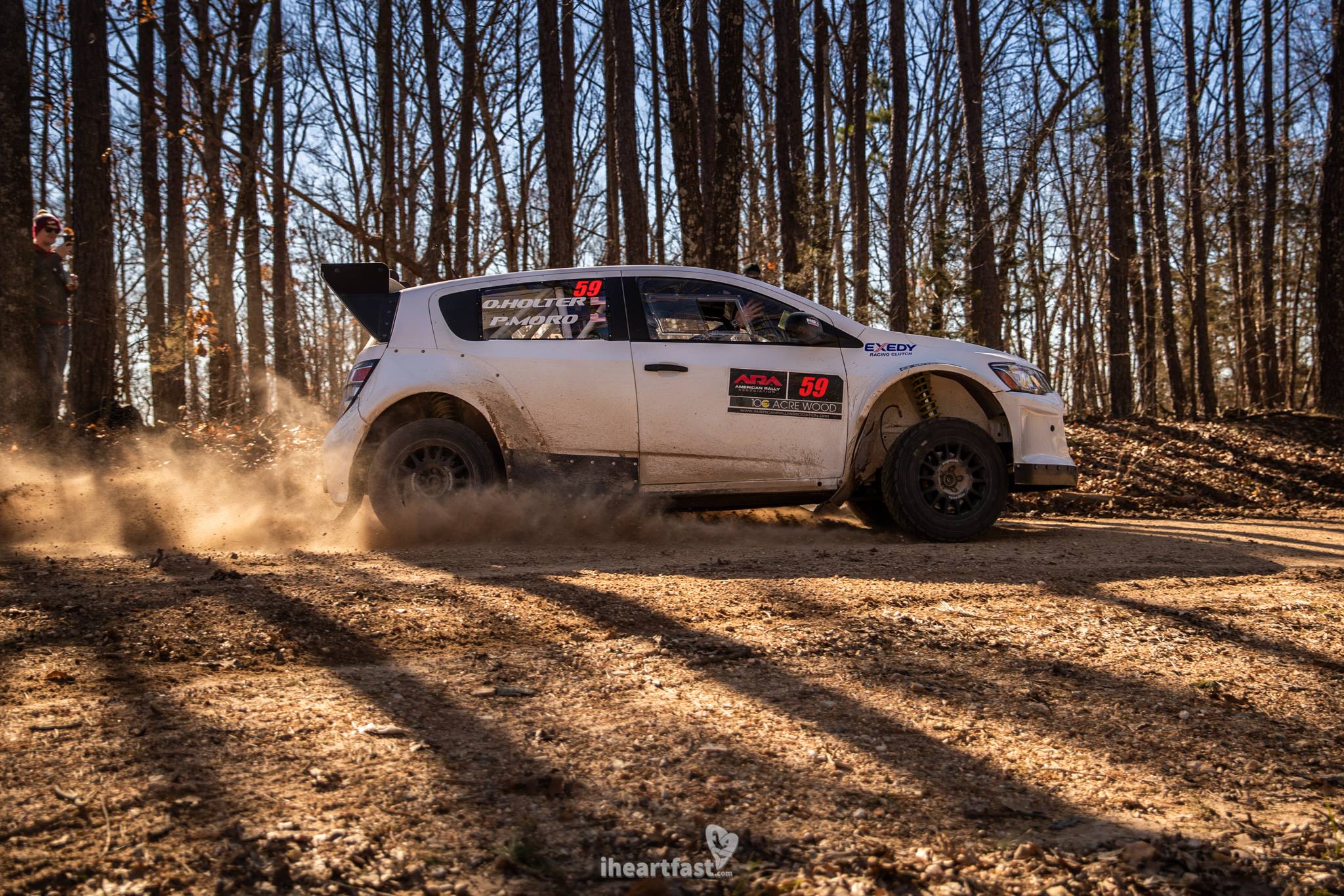 Patrick Moro in a v8 AWD Chevy Sonic