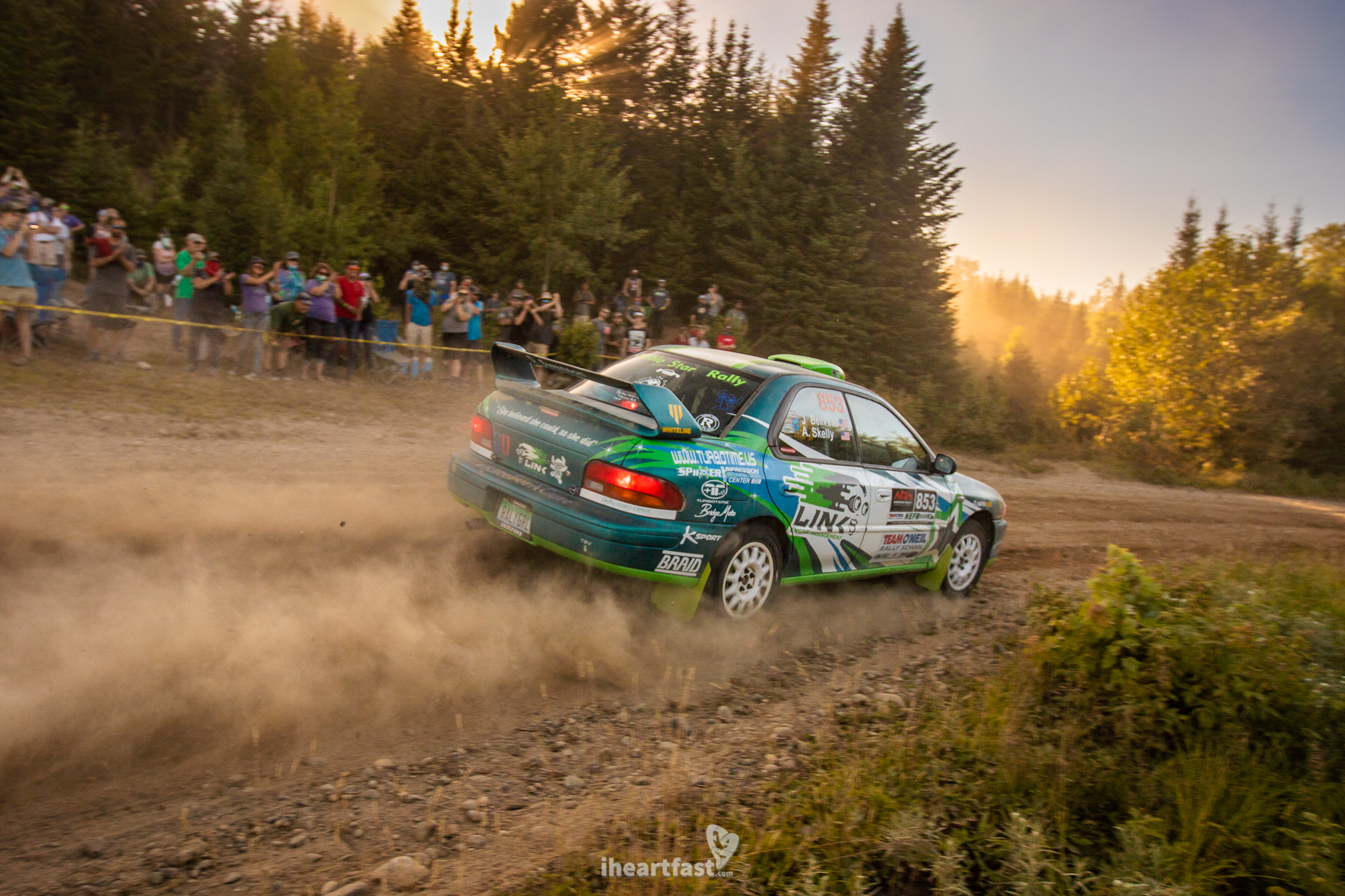 Amanda Skelly of Noble Star Rally at New England Forest Rally